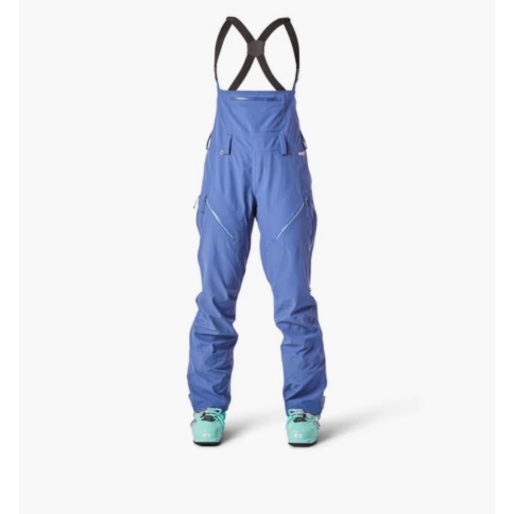 Flylow women’s Siren bib, medium, sapphire color, new with tags